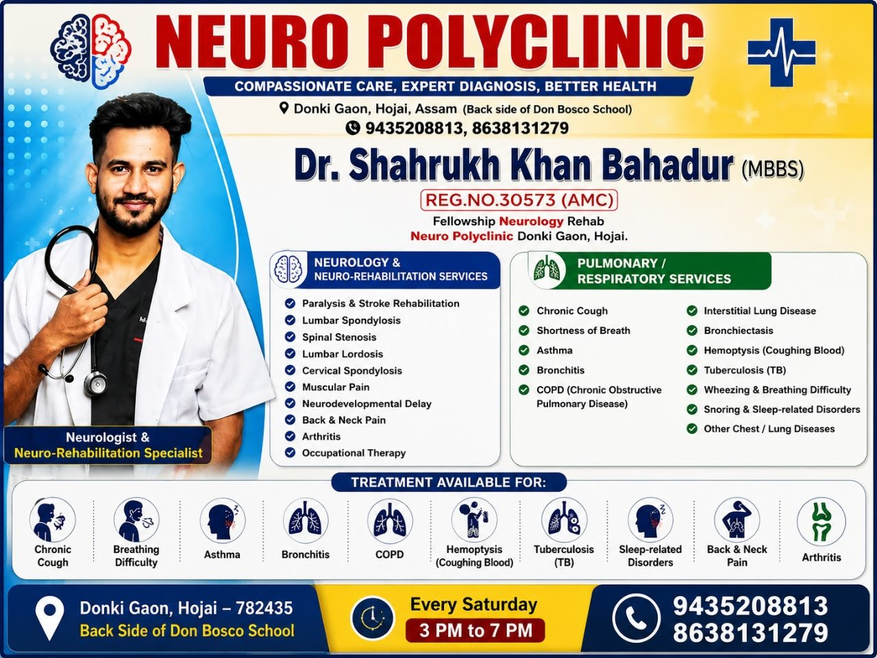 Neurology & Neuro-Rehabilitation Dr. Shahrukh Khan Bahadur (MBBS)